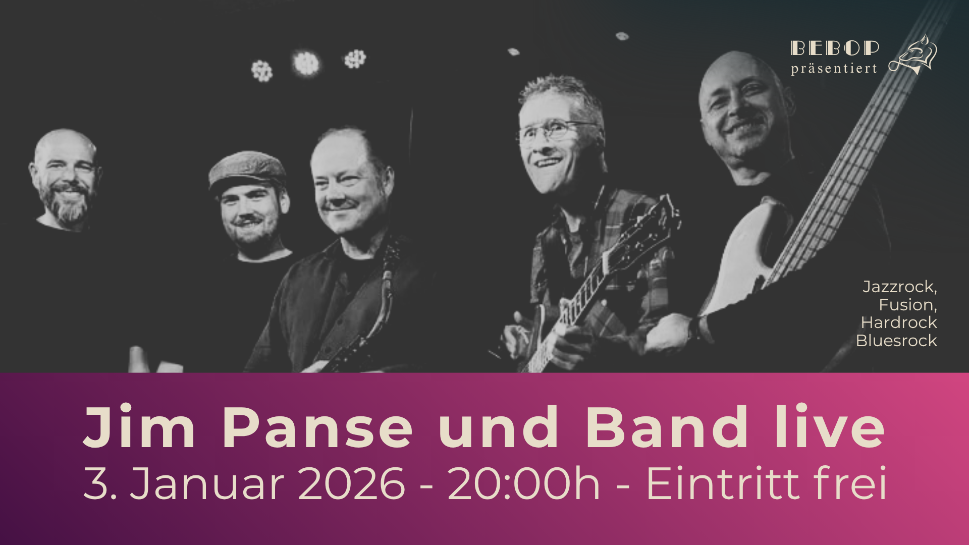 Jim Panse Band Live in Concert